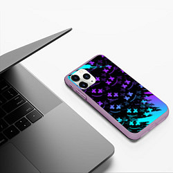 Чехол iPhone 11 Pro матовый FORTNITE ФОРНТАЙТ, цвет: 3D-сиреневый — фото 2