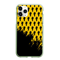 Чехол iPhone 11 Pro матовый Billie Eilish, цвет: 3D-салатовый