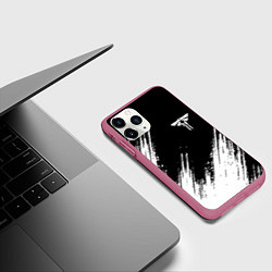 Чехол iPhone 11 Pro матовый The Last of Us: Part 2, цвет: 3D-малиновый — фото 2