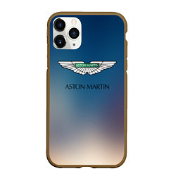 Чехол iPhone 11 Pro матовый Aston martin, цвет: 3D-коричневый