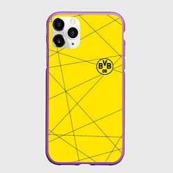 Чехол iPhone 11 Pro матовый BORUSSIA, цвет: 3D-фиолетовый