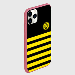 Чехол iPhone 11 Pro матовый BORUSSIA, цвет: 3D-малиновый — фото 2