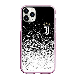 Чехол iPhone 11 Pro матовый JUVENTUS, цвет: 3D-розовый