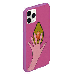 Чехол iPhone 11 Pro матовый Avocado, цвет: 3D-фиолетовый — фото 2