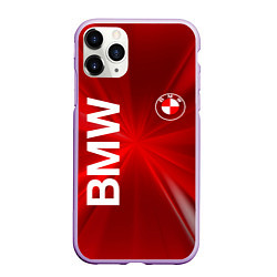 Чехол iPhone 11 Pro матовый BMW, цвет: 3D-сиреневый