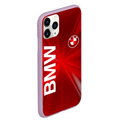 Чехол iPhone 11 Pro матовый BMW, цвет: 3D-сиреневый — фото 2