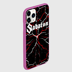 Чехол iPhone 11 Pro матовый Sabaton, цвет: 3D-фиолетовый — фото 2