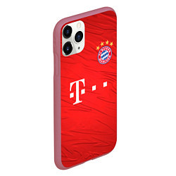 Чехол iPhone 11 Pro матовый BAYERN MUNCHEN, цвет: 3D-малиновый — фото 2