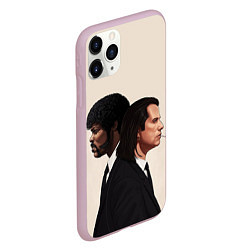 Чехол iPhone 11 Pro матовый Криминальное чтиво, цвет: 3D-розовый — фото 2