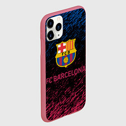 Чехол iPhone 11 Pro матовый BARSELONA, цвет: 3D-малиновый — фото 2