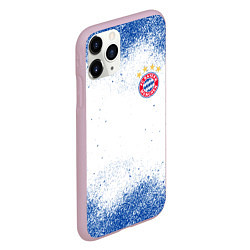 Чехол iPhone 11 Pro матовый BAYERN MUNCHEN, цвет: 3D-розовый — фото 2