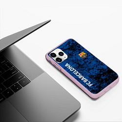 Чехол iPhone 11 Pro матовый BARSELONA, цвет: 3D-розовый — фото 2
