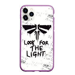 Чехол iPhone 11 Pro матовый THE LAST OF US, цвет: 3D-фиолетовый