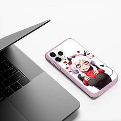 Чехол iPhone 11 Pro матовый ХЕЛЛТЕЙКЕР, цвет: 3D-розовый — фото 2