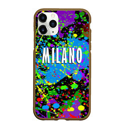Чехол iPhone 11 Pro матовый Milano - abstraction - Italy, цвет: 3D-коричневый