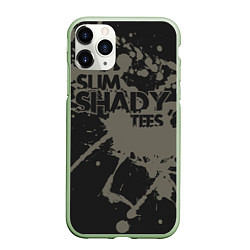 Чехол iPhone 11 Pro матовый Slim Shady, цвет: 3D-салатовый