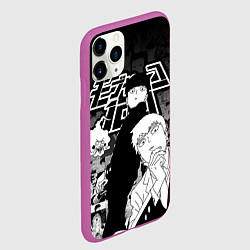 Чехол iPhone 11 Pro матовый МОБ ПСИХО 100, цвет: 3D-фиолетовый — фото 2