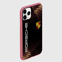 Чехол iPhone 11 Pro матовый PORSCHE, цвет: 3D-малиновый — фото 2