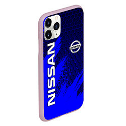 Чехол iPhone 11 Pro матовый NISSAN, цвет: 3D-розовый — фото 2