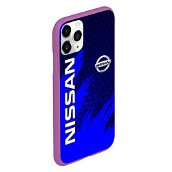 Чехол iPhone 11 Pro матовый NISSAN, цвет: 3D-фиолетовый — фото 2