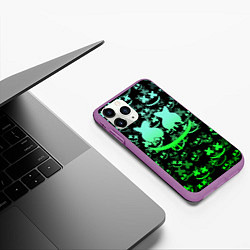 Чехол iPhone 11 Pro матовый MARSHMELLO, цвет: 3D-фиолетовый — фото 2