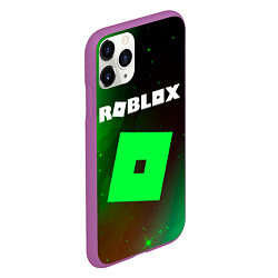 Чехол iPhone 11 Pro матовый ROBLOX РОБЛОКС, цвет: 3D-фиолетовый — фото 2