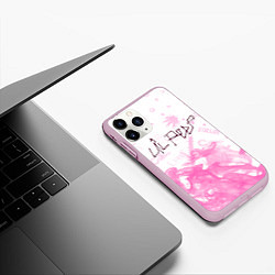 Чехол iPhone 11 Pro матовый LIL PEEP ЛИЛ ПИП, цвет: 3D-розовый — фото 2