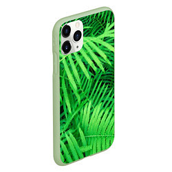 Чехол iPhone 11 Pro матовый SUMMER TEXTURE, цвет: 3D-салатовый — фото 2