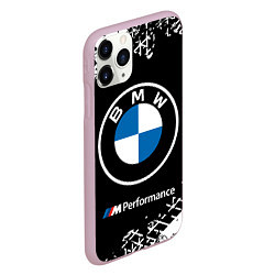 Чехол iPhone 11 Pro матовый BMW БМВ, цвет: 3D-розовый — фото 2