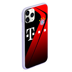 Чехол iPhone 11 Pro матовый FC Bayern Munchen Форма, цвет: 3D-светло-сиреневый — фото 2