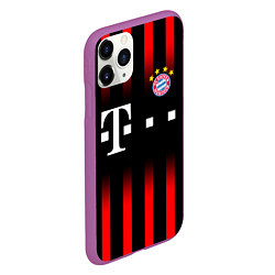 Чехол iPhone 11 Pro матовый FC Bayern Munchen, цвет: 3D-фиолетовый — фото 2