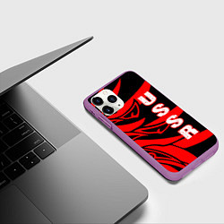 Чехол iPhone 11 Pro матовый USSR, цвет: 3D-фиолетовый — фото 2