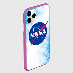 Чехол iPhone 11 Pro матовый NASA НАСА, цвет: 3D-фиолетовый — фото 2