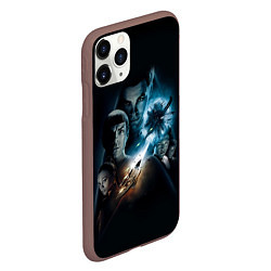 Чехол iPhone 11 Pro матовый Star Trek, цвет: 3D-коричневый — фото 2