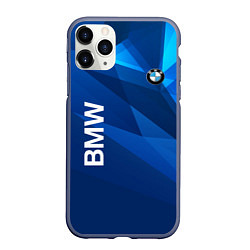 Чехол iPhone 11 Pro матовый BMW, цвет: 3D-серый