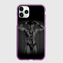 Чехол iPhone 11 Pro матовый Dungeon Master Grey, цвет: 3D-фиолетовый