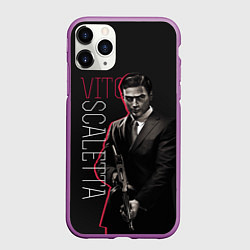 Чехол iPhone 11 Pro матовый Vito, цвет: 3D-фиолетовый