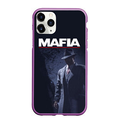 Чехол iPhone 11 Pro матовый Mafia, цвет: 3D-фиолетовый