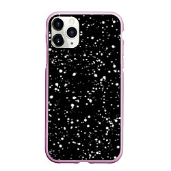 Чехол iPhone 11 Pro матовый Snow, цвет: 3D-розовый