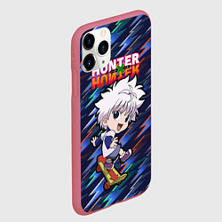 Чехол iPhone 11 Pro матовый Киллуа Hunter x Hunter, цвет: 3D-малиновый — фото 2