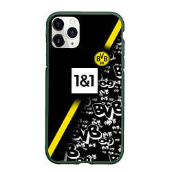 Чехол iPhone 11 Pro матовый Dortmund 20202021 ФОРМА, цвет: 3D-темно-зеленый