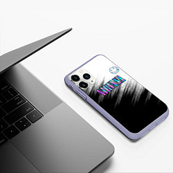 Чехол iPhone 11 Pro матовый Nirvana, цвет: 3D-светло-сиреневый — фото 2