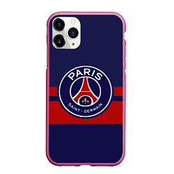 Чехол iPhone 11 Pro матовый PSG, цвет: 3D-малиновый