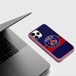 Чехол iPhone 11 Pro матовый PSG, цвет: 3D-малиновый — фото 2