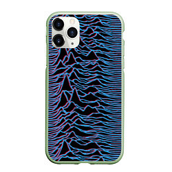 Чехол iPhone 11 Pro матовый JOY DIVISION, цвет: 3D-салатовый