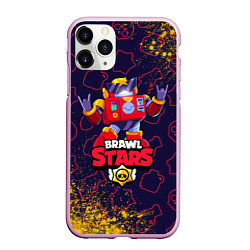 Чехол iPhone 11 Pro матовый BRAWL STARS SURGE СУРЖ, цвет: 3D-розовый