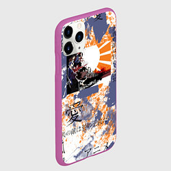 Чехол iPhone 11 Pro матовый Самурай Чамплу, цвет: 3D-фиолетовый — фото 2