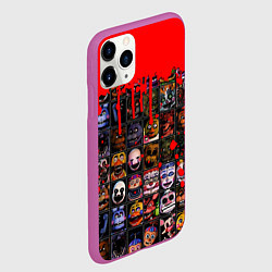 Чехол iPhone 11 Pro матовый Five Nights At Freddys, цвет: 3D-фиолетовый — фото 2
