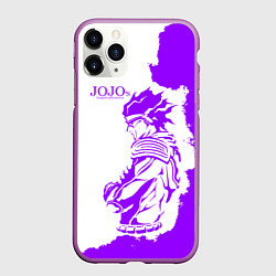 Чехол iPhone 11 Pro матовый JoJo Bizarre Adventure, цвет: 3D-фиолетовый