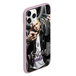 Чехол iPhone 11 Pro матовый Eminem-Venom, цвет: 3D-розовый — фото 2